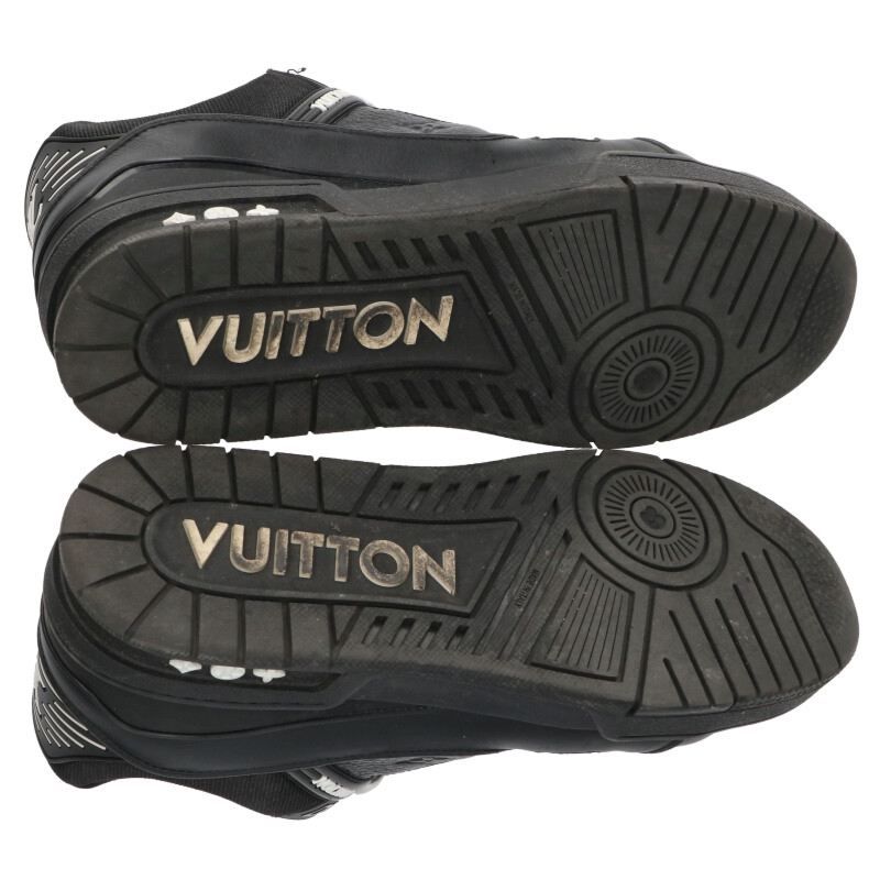 Louis Vuitton LV Trainer Line Monogram Leather Low Cut Sneakers Men's 9