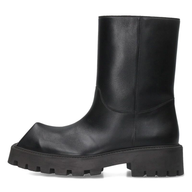 Balenciaga 763684 Rhino Leather Long Boots Men's 43