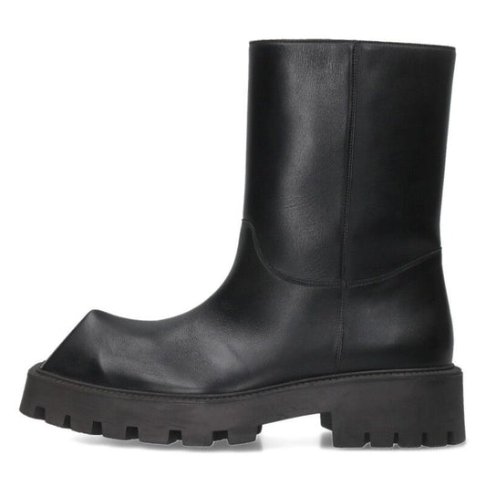 Balenciaga 763684 Rhino Leather Long Boots Men's 43