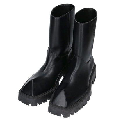 Balenciaga 763684 Rhino Leather Long Boots Men's 43