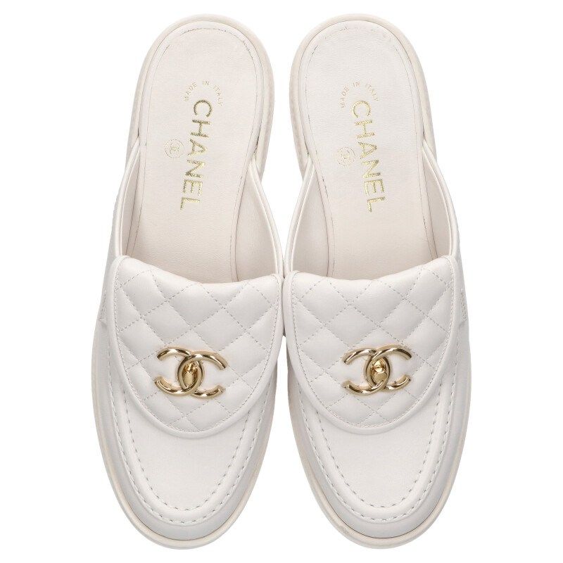 Chanel G46120 Matelasse Mule Sandals Women 39