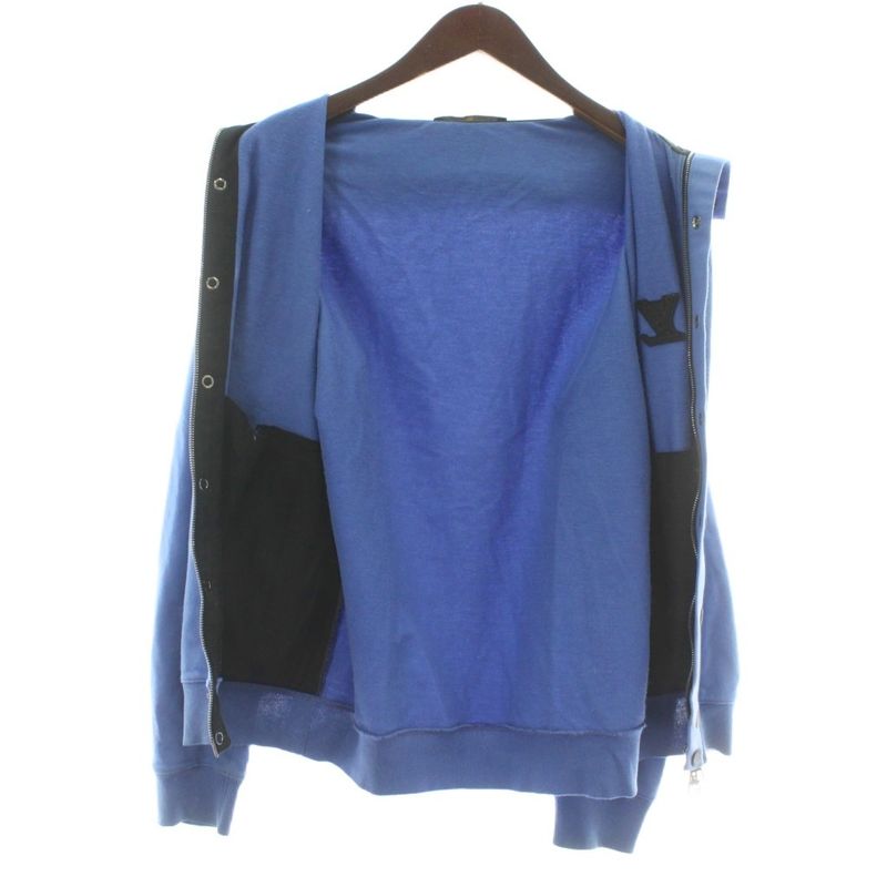 Louis Vuitton Sweatshirt Blouson Long Sleeves High Neck Hood Retractable Zip Up