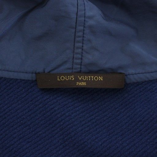 Louis Vuitton Trophy Hoodie Long Sleeves Zip Up Logo XS Navy Blue Navy XZ - GY18