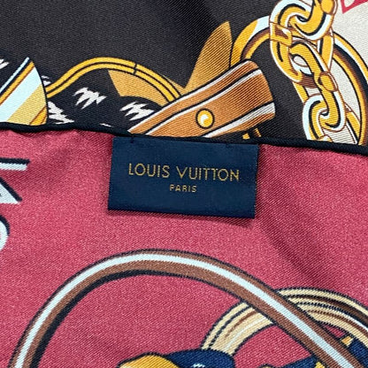 Louis Vuitton Twilly Scarf Monogram Confidential Carre90 Multicolor Women's