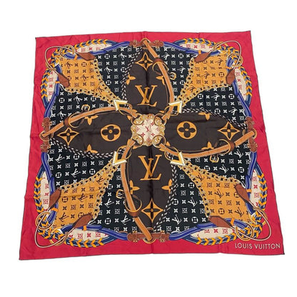 Louis Vuitton Twilly Scarf Monogram Confidential Carre90 Multicolor Women's