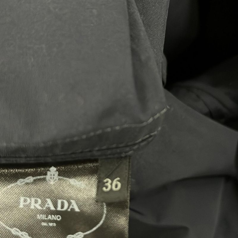 Prada Trench Coat Size 36 S Women's - Dark Navy Long Sleeves Fall Spring