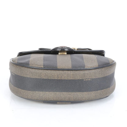 Fendi Pecan Leather Shoulder Bag Crossbody Gold Hardware Genuine Leather Women