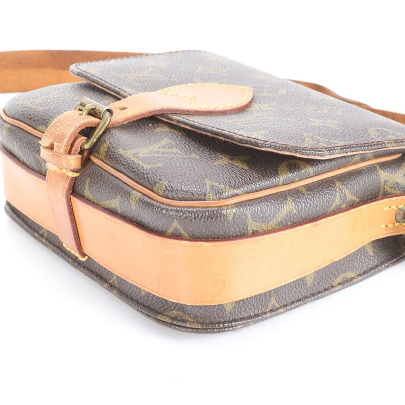 Louis Vuitton Monogram Cartesiere PM M51254 Leather Shoulder Bag Crossbody