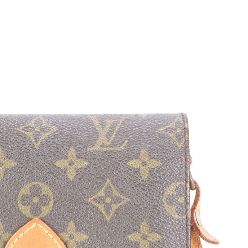 Louis Vuitton Monogram Cartesiere PM M51254 Leather Shoulder Bag Crossbody