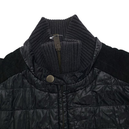 Gucci 2008aw Nylon Suede Leather Bomber Jacket 187696 Black 48