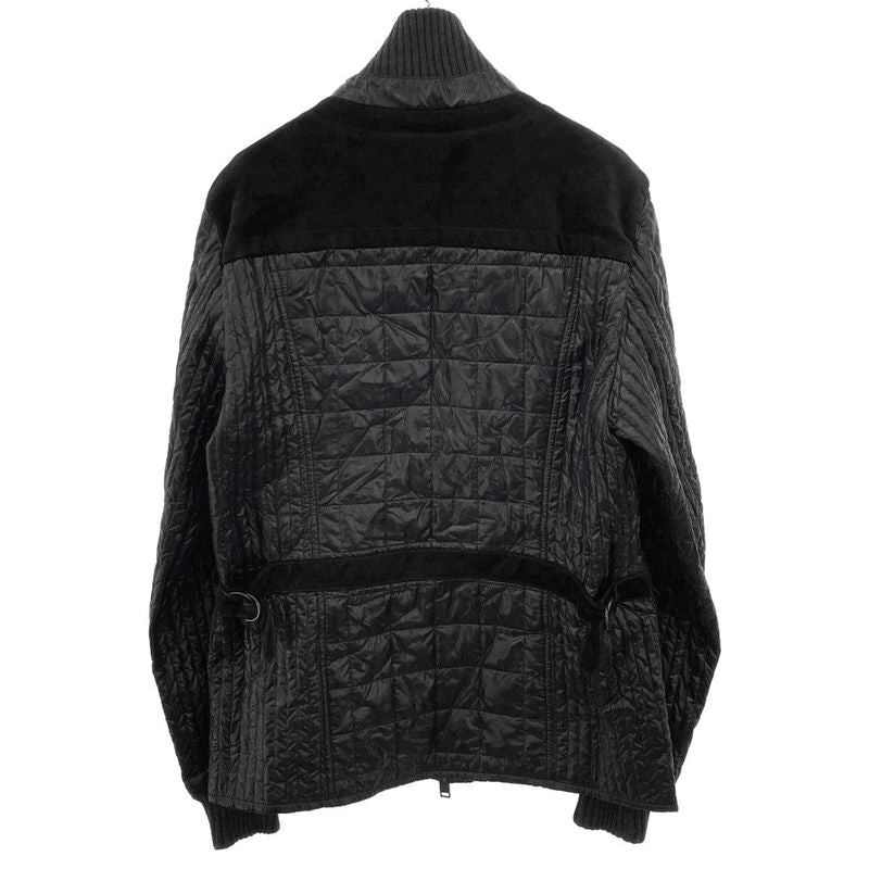 Gucci 2008aw Nylon Suede Leather Bomber Jacket 187696 Black 48