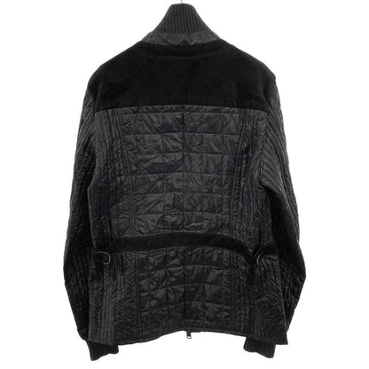 Gucci 2008aw Nylon Suede Leather Bomber Jacket 187696 Black 48