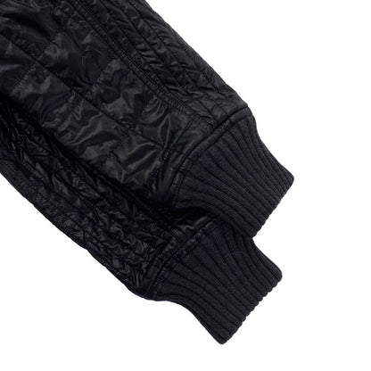 Gucci 2008aw Nylon Suede Leather Bomber Jacket 187696 Black 48