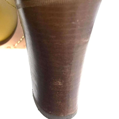 Celine by Phoebe Philo Celine Phoebe Philo Leather Heel Long Boots Yellow 37.5