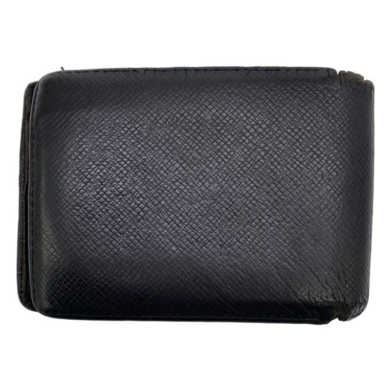 Louis Vuitton Taiga Porte Vie 3 Volle Wallet M30422 Black