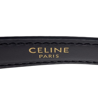 Celine Western Leather Belt Small S-Ne-4179 Black 80