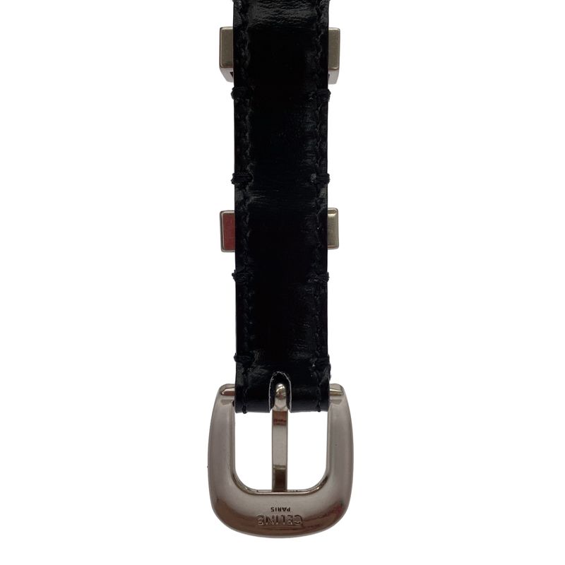 Celine Western Leather Belt Small S-Ne-4179 Black 80
