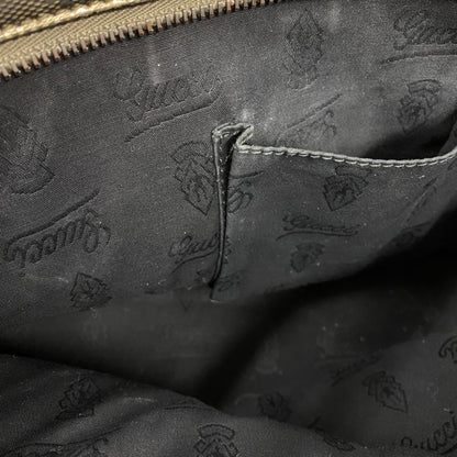 Gucci GG Canvas Metallic Tote Bag 211133 Gold