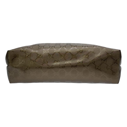 Gucci GG Canvas Metallic Tote Bag 211133 Gold