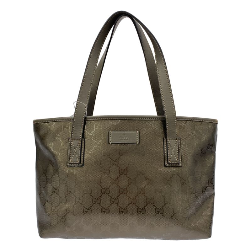Gucci GG Canvas Metallic Tote Bag 211133 Gold