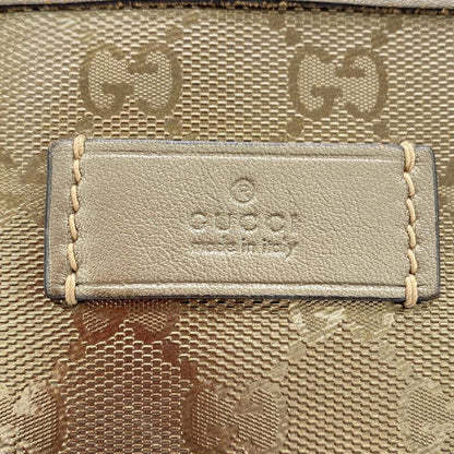 Gucci GG Canvas Metallic Tote Bag 211133 Gold