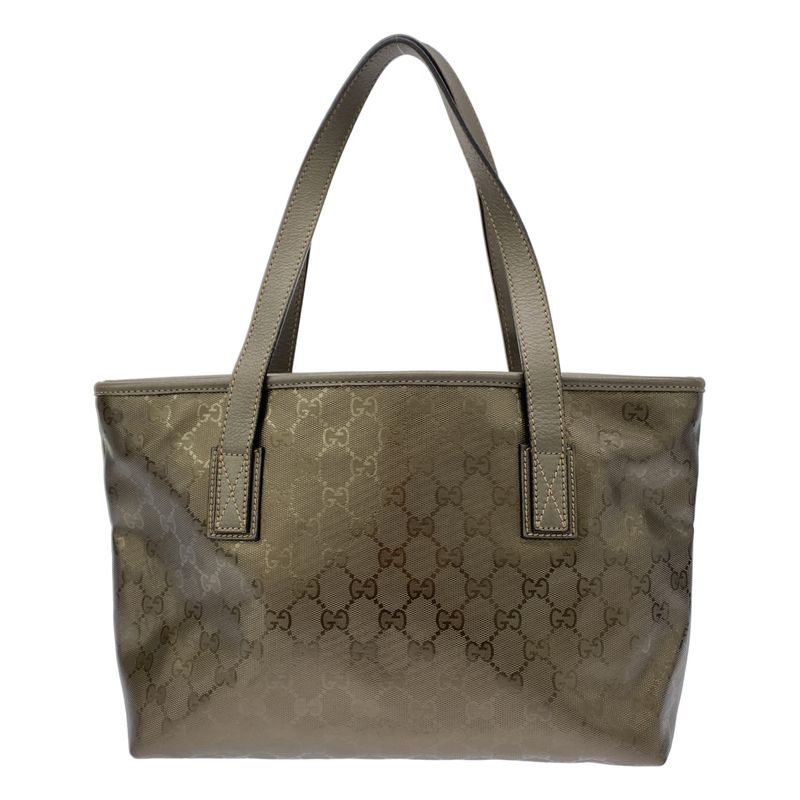 Gucci GG Canvas Metallic Tote Bag 211133 Gold