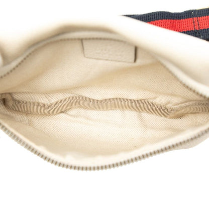 Gucci Logo Sherry Line Body Bag Waist Bag Shoulder Bag 527792 Beige Multicolor