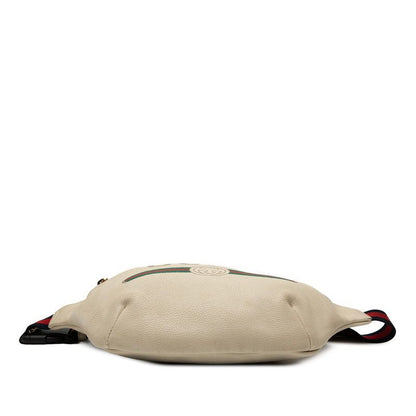 Gucci Logo Sherry Line Body Bag Waist Bag Shoulder Bag 530412 Beige Multicolor