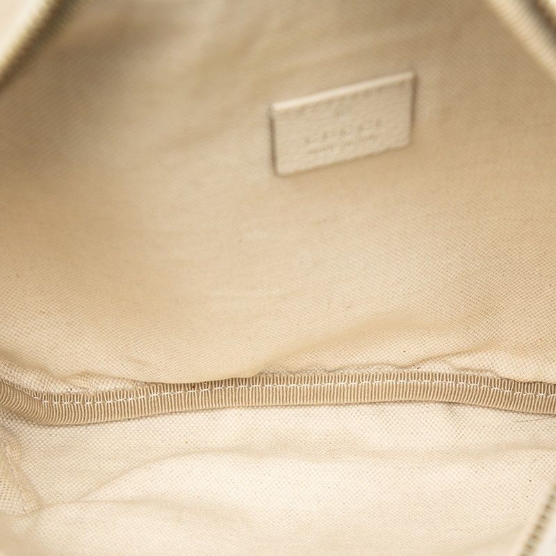 Gucci Logo Sherry Line Body Bag Waist Bag Shoulder Bag 530412 Beige Multicolor