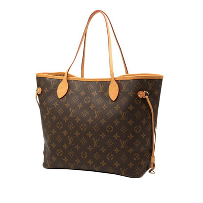 Louis Vuitton Monogram Neverfull MM Shoulder Bag Tote Bag M40156 Brown PVC