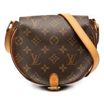Louis Vuitton Monogram Tan Blanc Crossbody Shoulder Bag M51179 Brown PVC