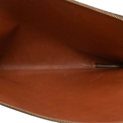 Louis Vuitton Monogram Poche Cumann Clutch Bag Briefcase M53456 Brown PVC
