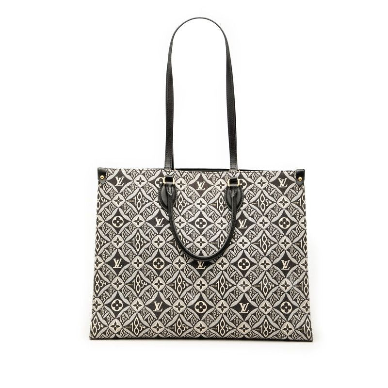 Louis Vuitton Monogram Jacquard On The Go GM Since 1854 Handbag Tote Bag M57207