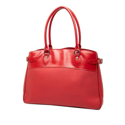 Louis Vuitton Epi Passy GM Tote Shoulder Bag M5925e Rouge Red Leather Women