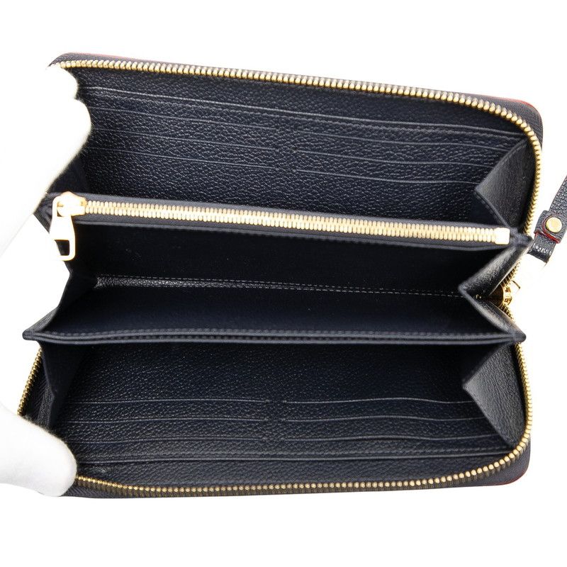 Louis Vuitton Monogram Empreinte Zippy Wallet Round Zipper Long Wallet M62121