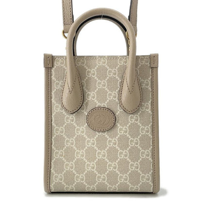 Gucci Handbag Interlocking GG Supreme Mini Tote 2-Way