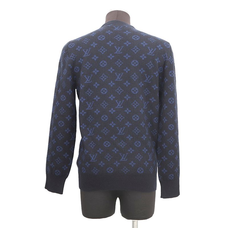 Louis Vuitton Sweater Monogram Half and Cashmere