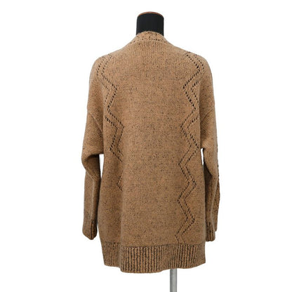 Chanel Cardigan CC Logo Wool Cashmere Rhinestone 38