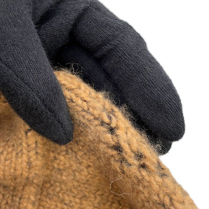 Chanel Cardigan CC Logo Wool Cashmere Rhinestone 38