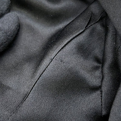 Chanel Coat Tweed 38 Black