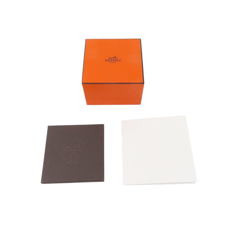Hermes Ring Clou de Double Finger Silver 52