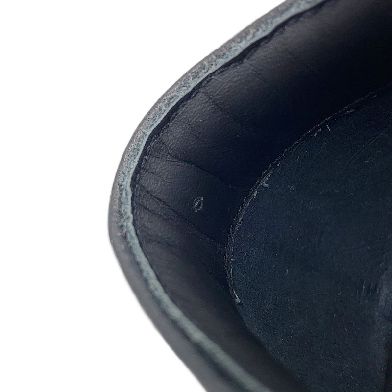 Prada Dress Shoes Brushed Leather 37 Black