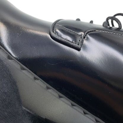 Prada Dress Shoes Brushed Leather 37 Black