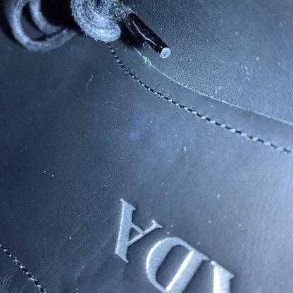 Prada Dress Shoes Brushed Leather 37 Black