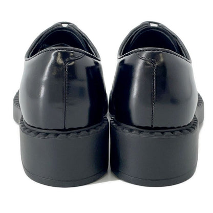 Prada Dress Shoes Brushed Leather 37 Black