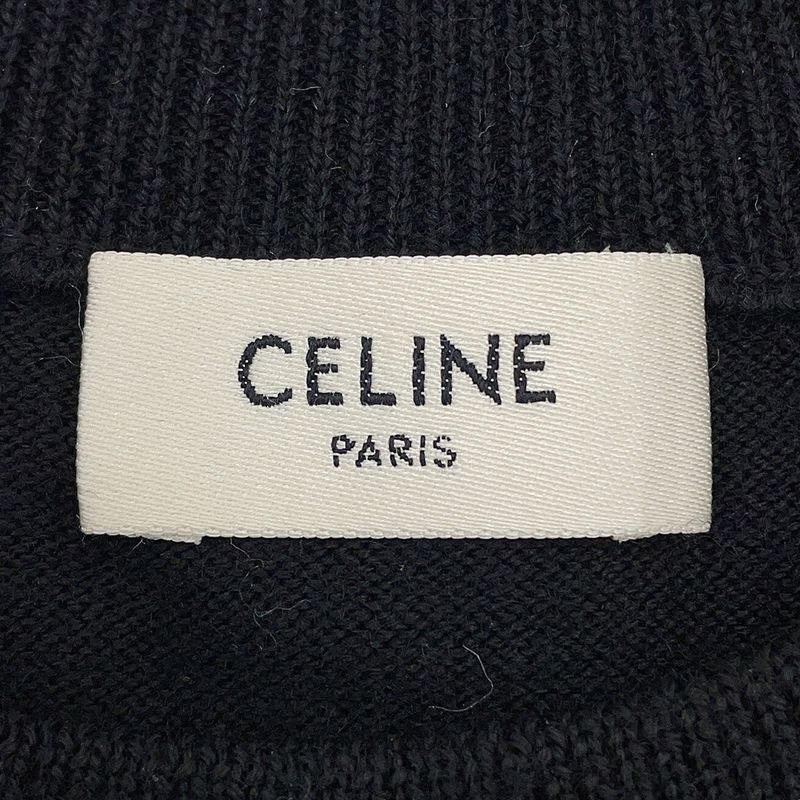Celine Sweater Triomphe Crew Neck L Top