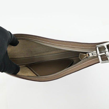 Hermes Petit Arson Etoupe Silver-hardware Togo W Engraved Leather