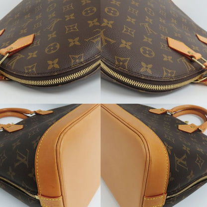 Louis Vuitton Alma M51130 Monogram Handbag Old Shape Brown Gold