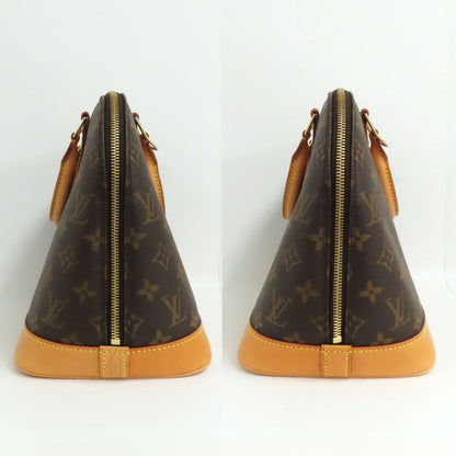 Louis Vuitton Alma M51130 Monogram Handbag Old Shape Brown Gold
