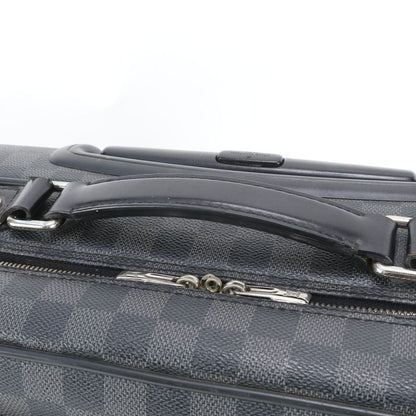 Extreme Louis Vuitton Damier Graphite Pilot Case N23206 Suitcase Carry Case Bag